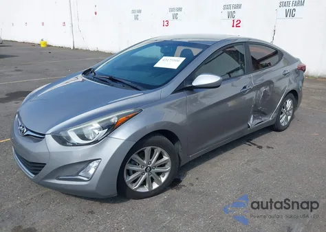 2014 Hyundai Elantra Se from USA, damaged, VIN KMHDH4AE8EU156827